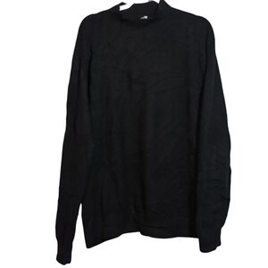 Gobi Essential Mongolian Cashmere Mock Neck Sweater Classic Neutral Plus Sz 2XL